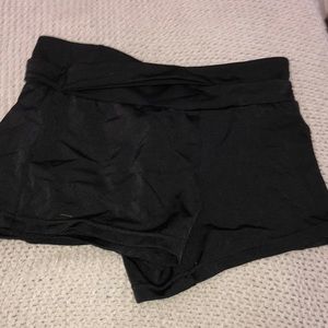 Black ballet shorts